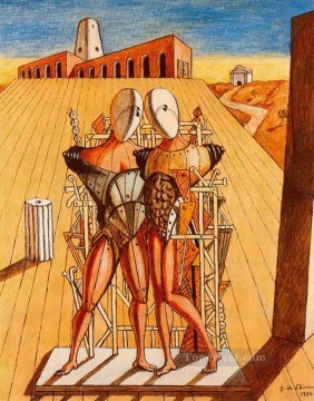 Surrealismo Painting - los dioscuros 1974 Giorgio de Chirico Surrealismo